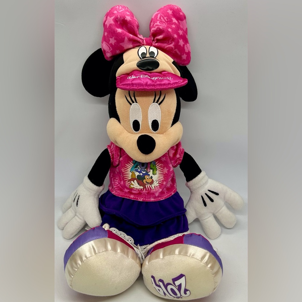 Disney Parks Walt Disney World 2014 Minnie Mouse 18” Plush